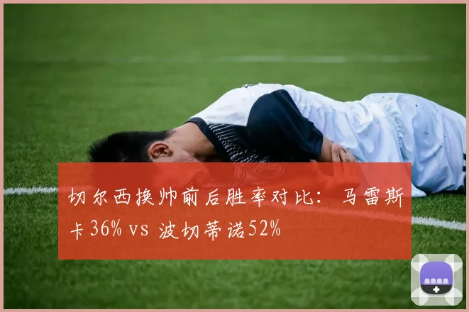 切尔西换帅前后胜率对比：马雷斯卡36% vs 波切蒂诺52%